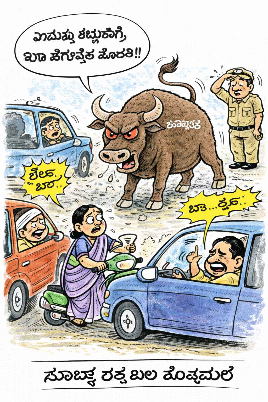 Matka Cartoon Monday, 9 February 2026