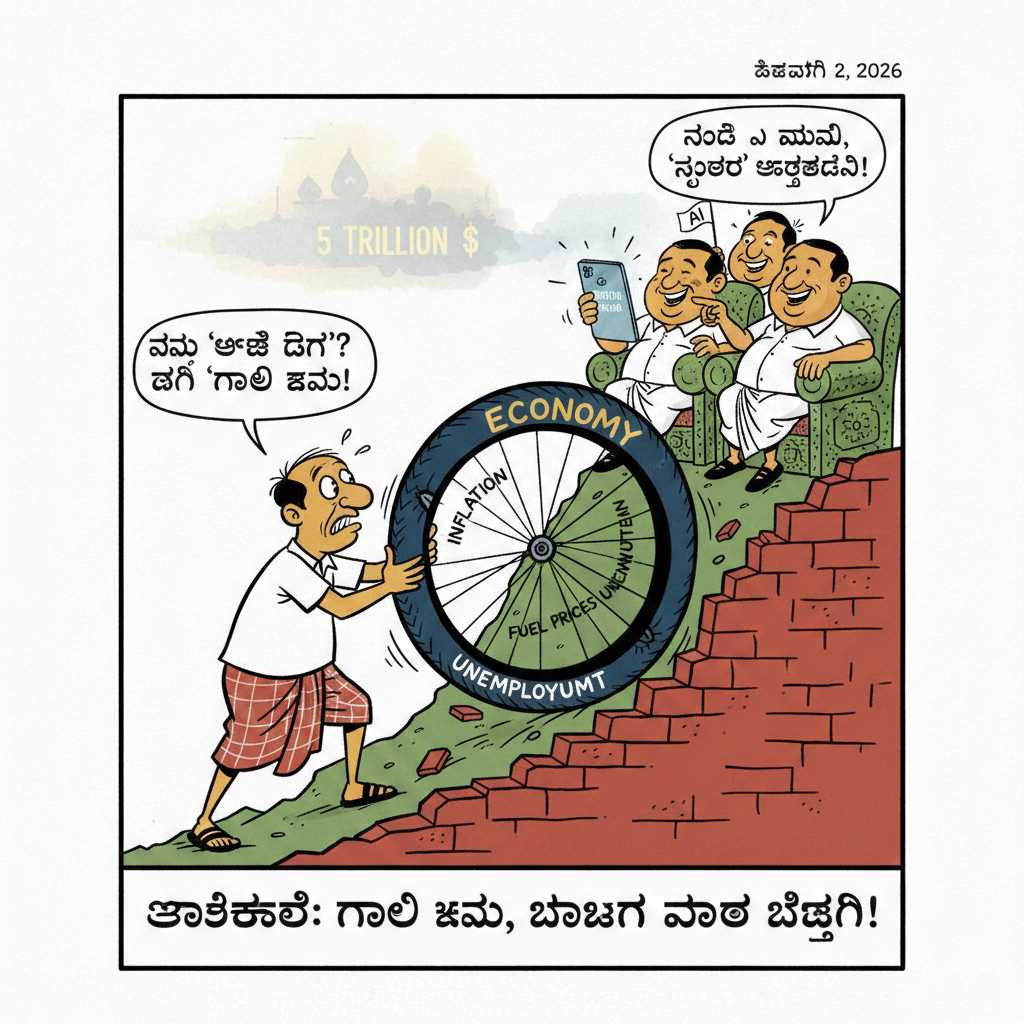 Sridevi Cartoon: Monday, 2 February 2026